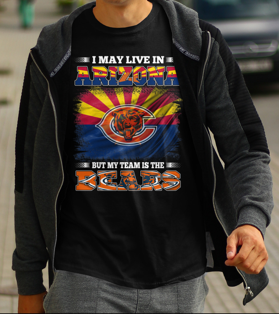 Arizona Pride With Chicago Bears Team Loyalty T-Shirt