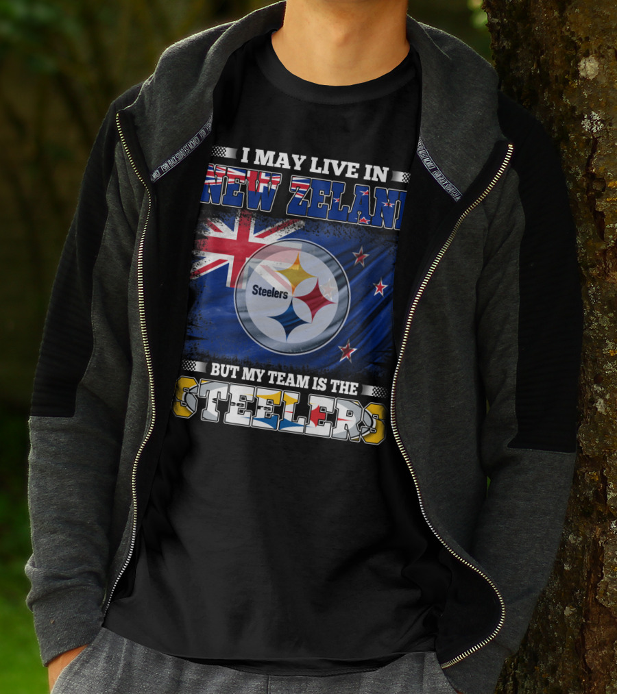 New Zeland Pride With Steelers Loyalty And Flags T-Shirt