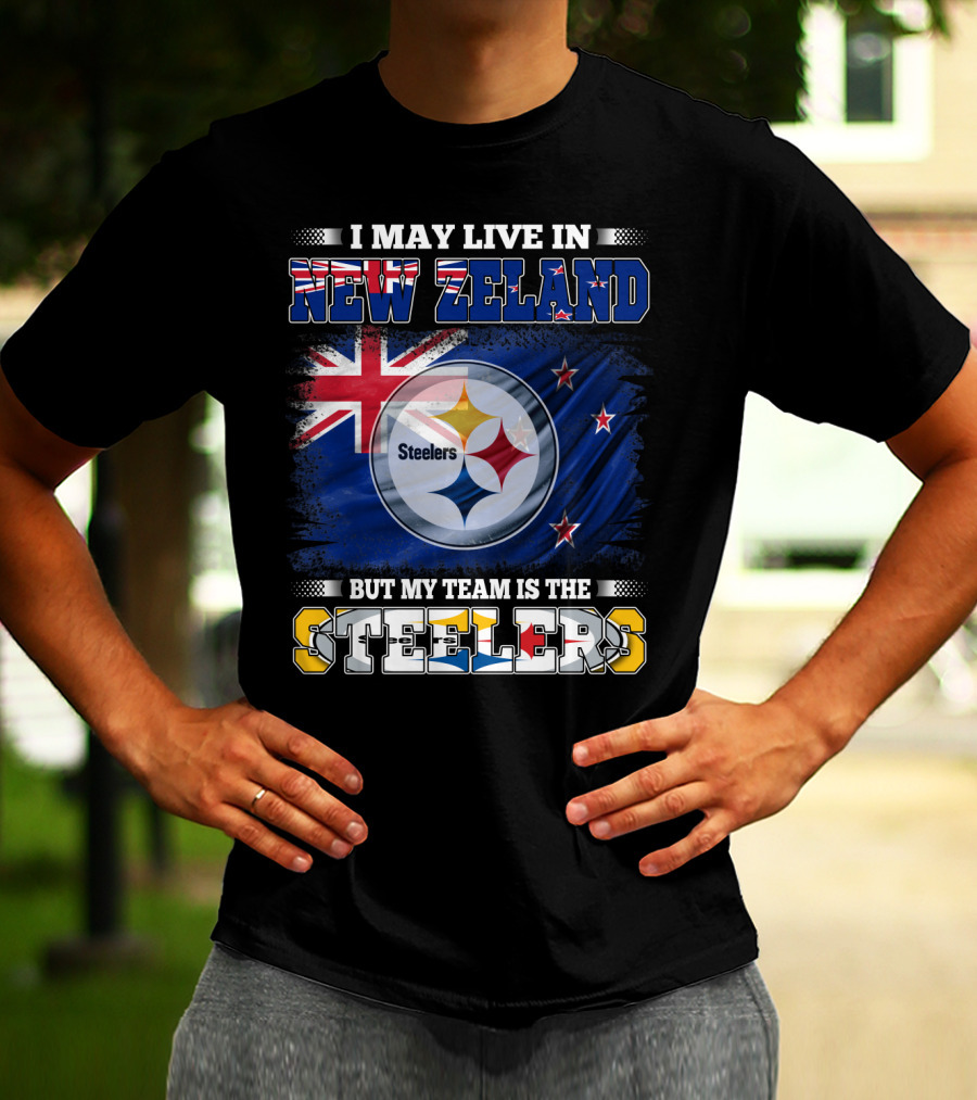 New Zeland Pride With Steelers Loyalty And Flags T-Shirt