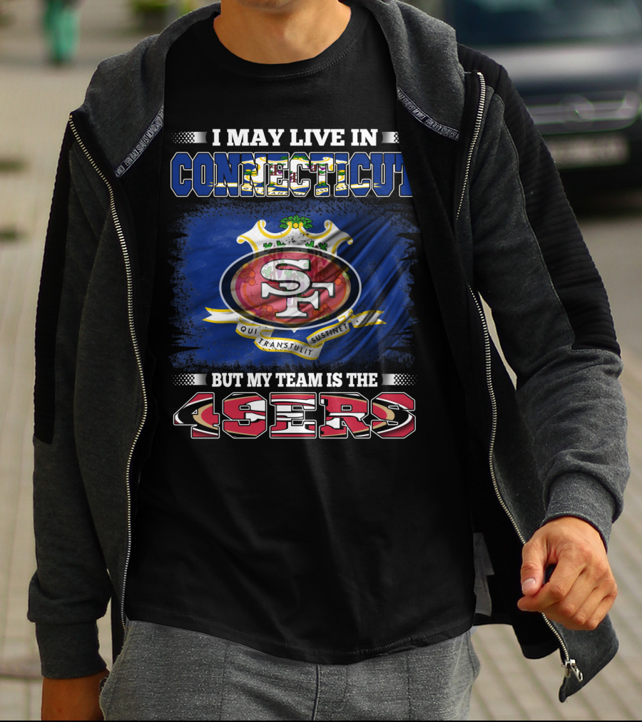 Connecticut Pride San Francisco 49ers Fan T-Shirt