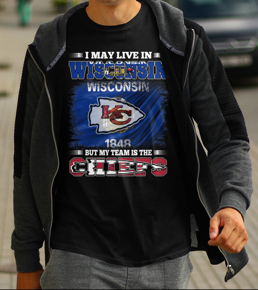 Wisconsin Resident KC Chiefs Fan 1848 T-Shirt