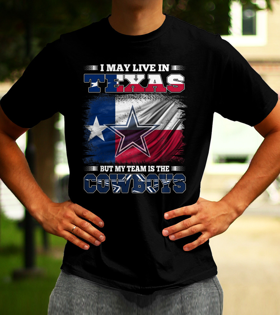 Texas Pride With Dallas Cowboys Star Fans T-Shirt