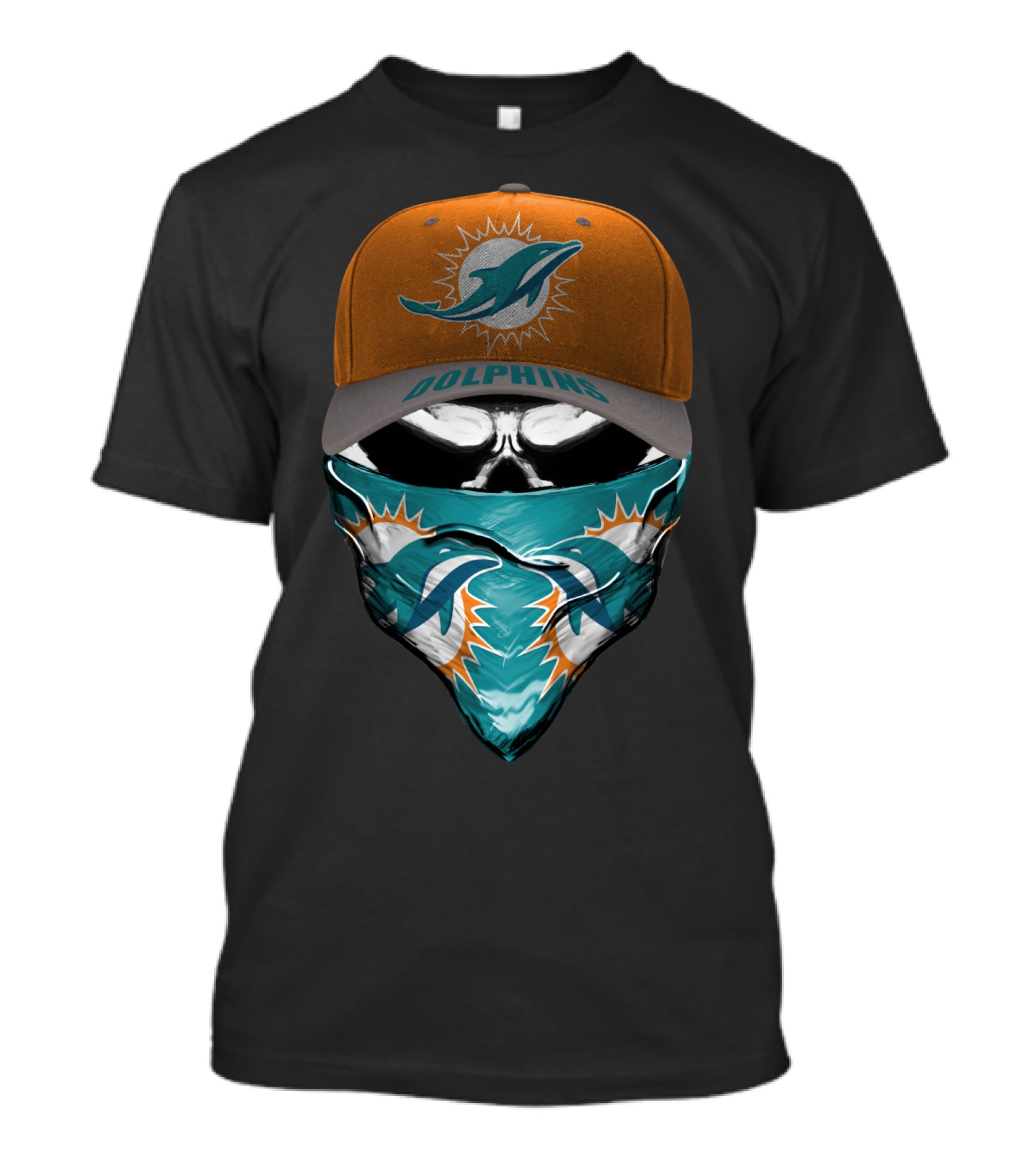 MIAMI DOLPHINS DOLPHINS Cap And Bandana T-Shirt