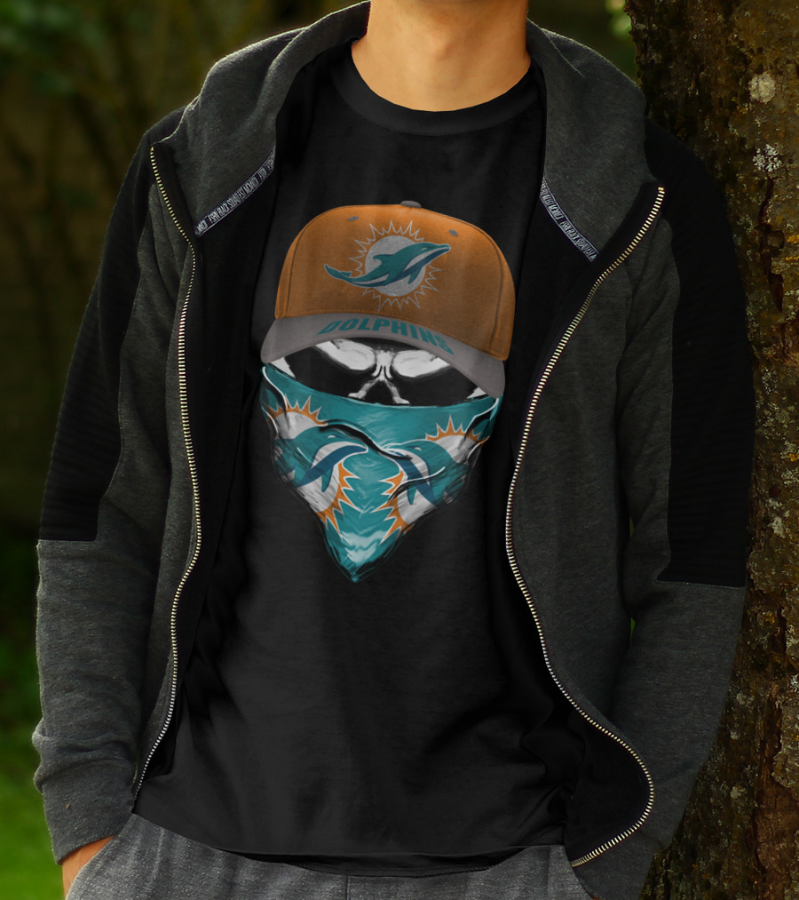 MIAMI DOLPHINS DOLPHINS Cap And Bandana T-Shirt
