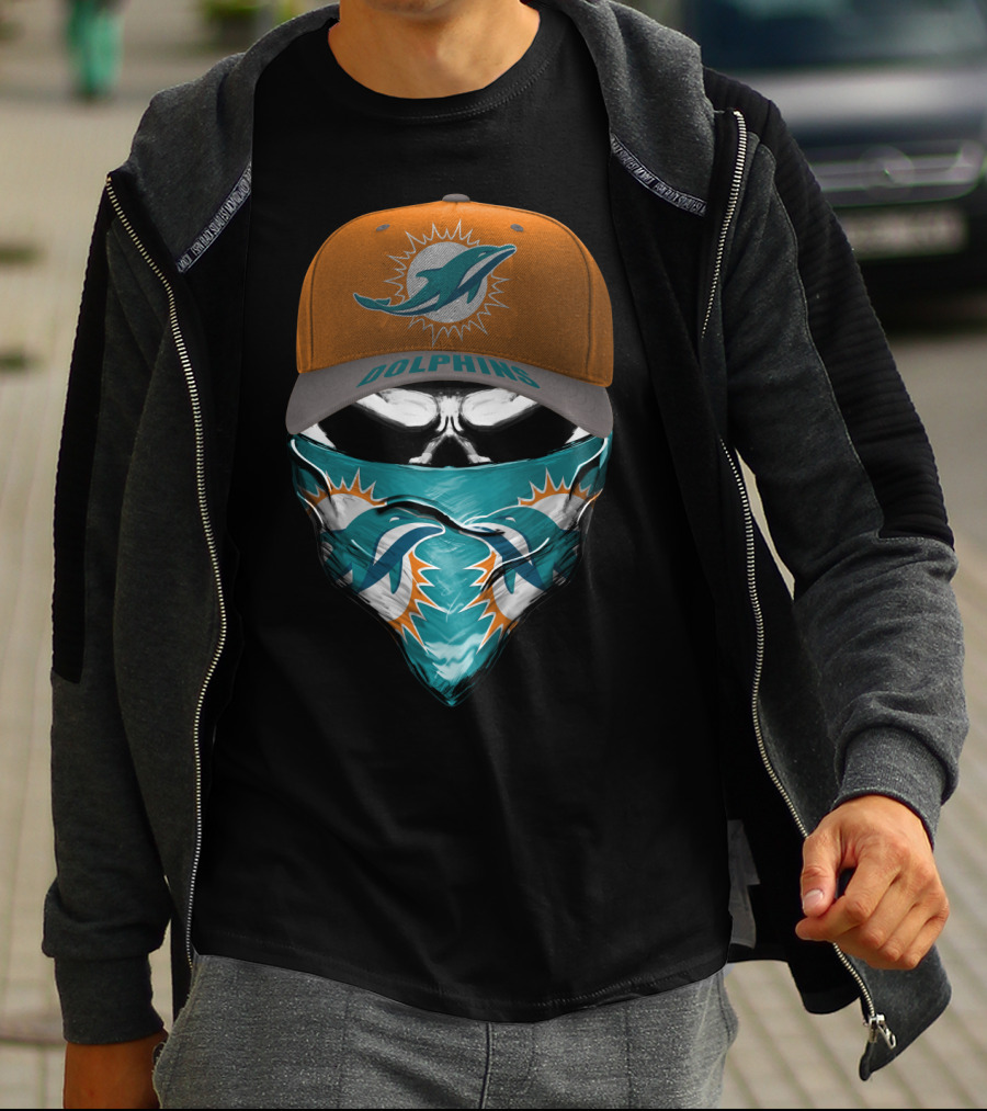 MIAMI DOLPHINS DOLPHINS Cap And Bandana T-Shirt