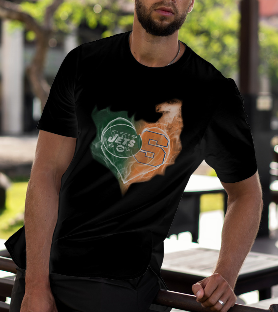 Jets Syracuse S Heart Fusion T-Shirt
