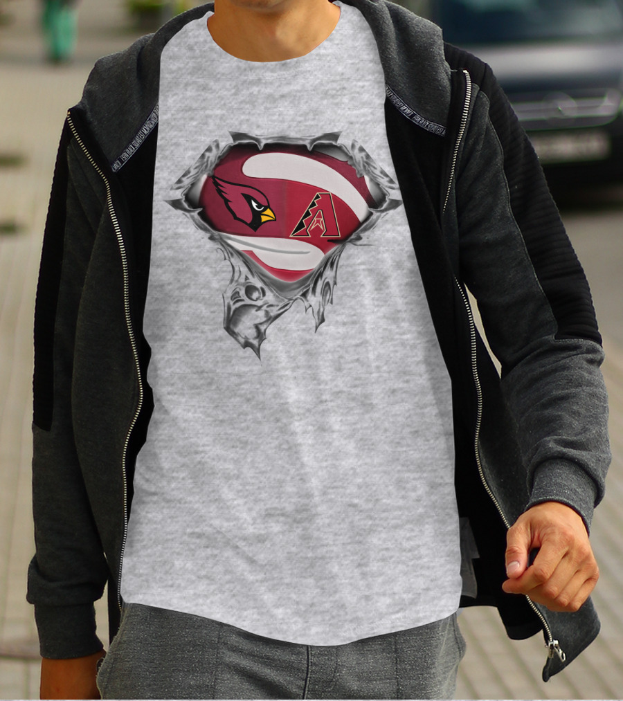 Arizona Cardinals Arizona Diamondbacks Marvel Super Heroes T-Shirt