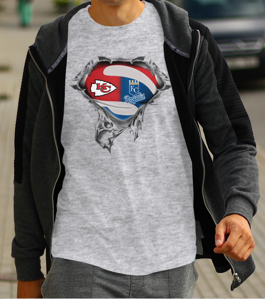 Kansas City Chiefs And Royals Super Combo 3D T-Shirt