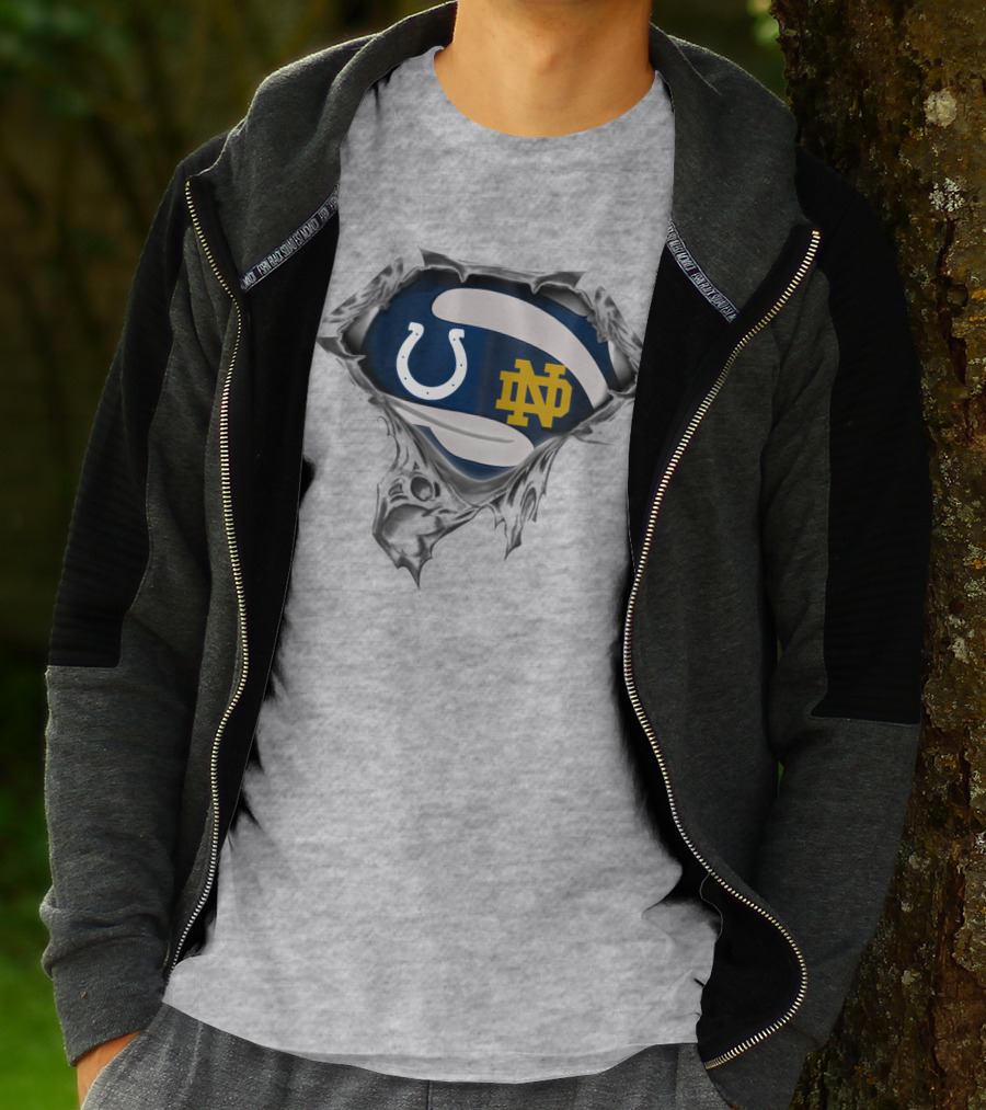 Colts Notre Dame Football Fusion T-Shirt