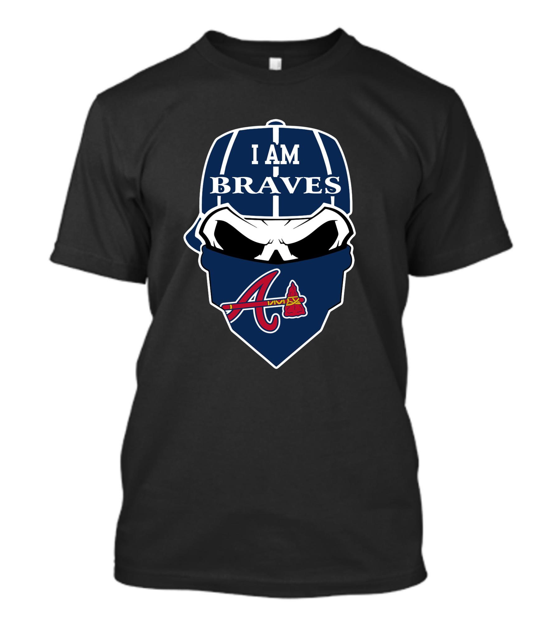 I Am Braves Skull Atlanta A T-Shirt