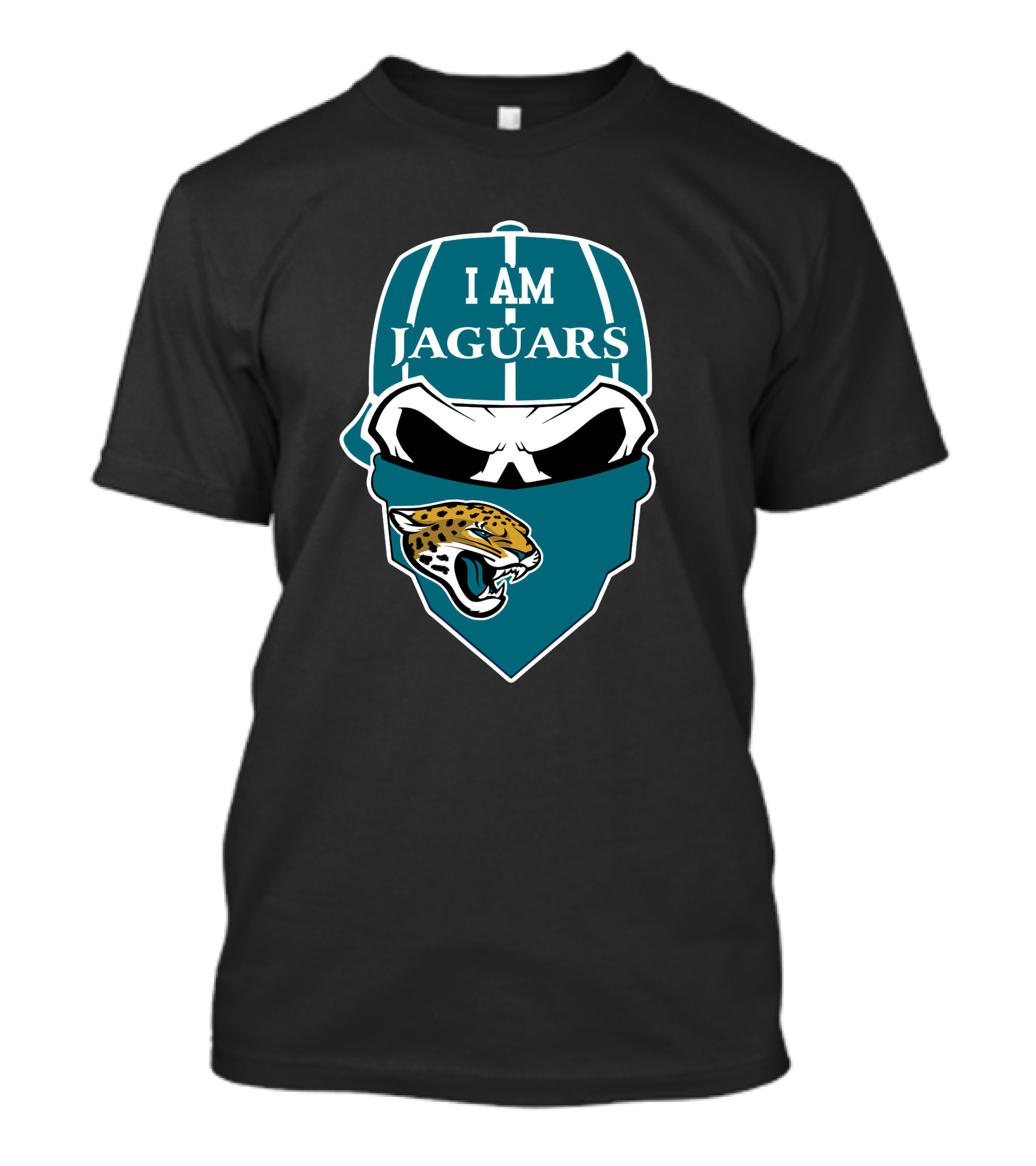 I Am Jaguars Skull Design Featuring Jacksonville Jaguars T-Shirt