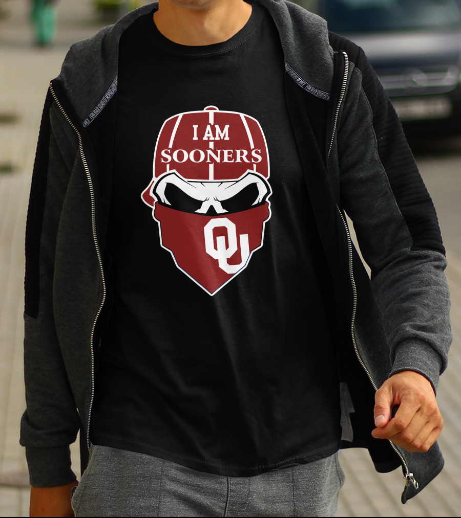 I Am Oklahoma Sooners Skull Ou T-Shirt