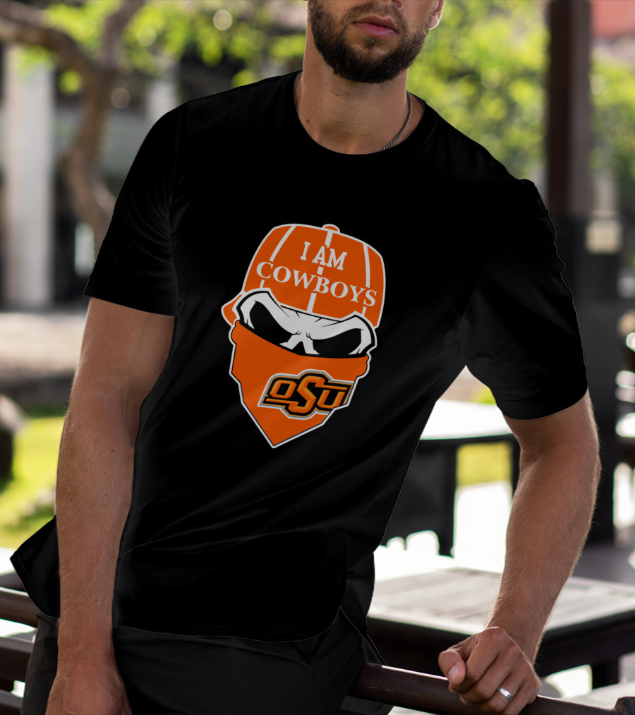 I Am Cowboys Osu Skull Oklahoma State T-Shirt