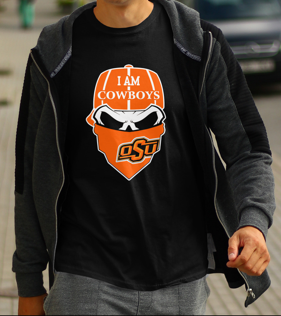 I Am Cowboys Osu Skull Oklahoma State T-Shirt