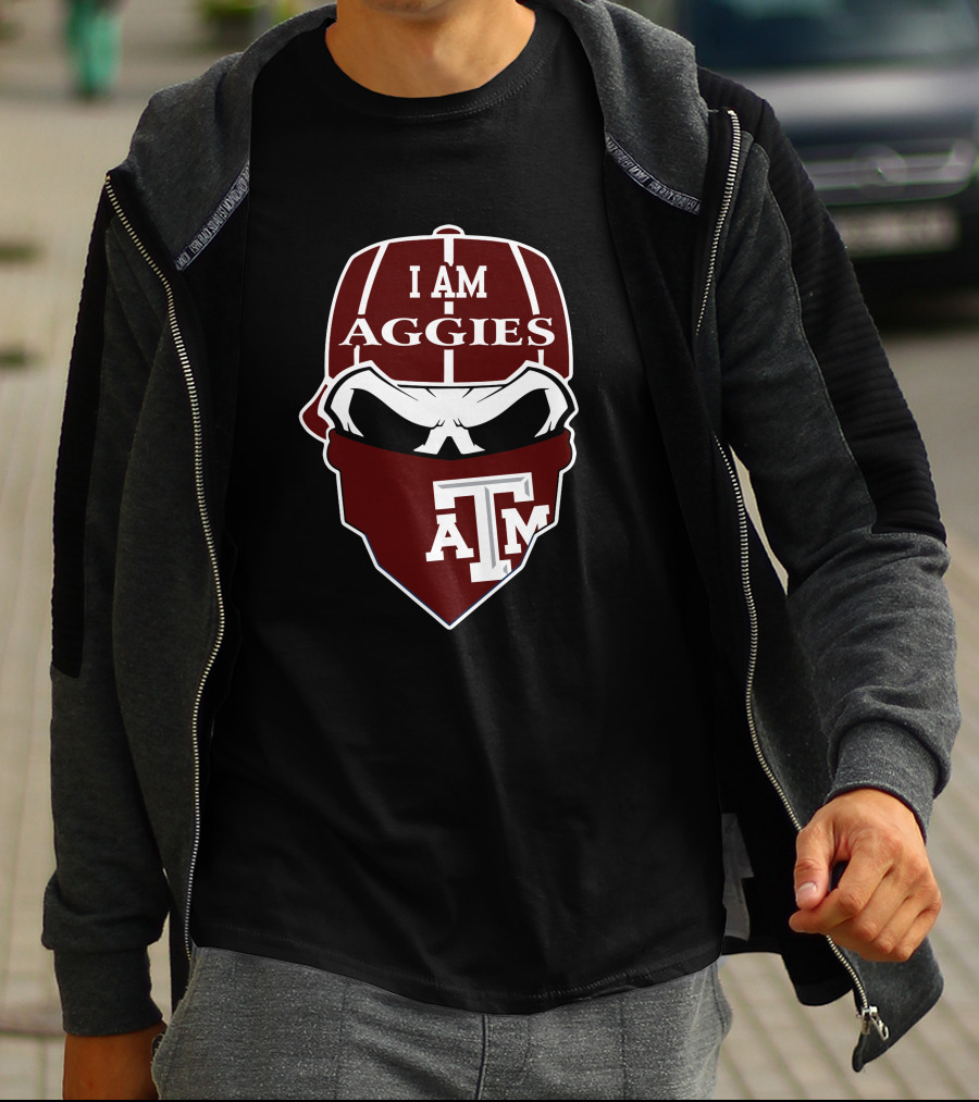Texas A&M Aggies I Am Aggies Skull T-Shirt