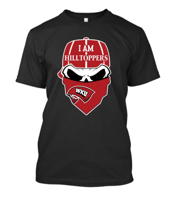 I Am Hilltoppers Wku Skull Western Kentucky T-Shirt