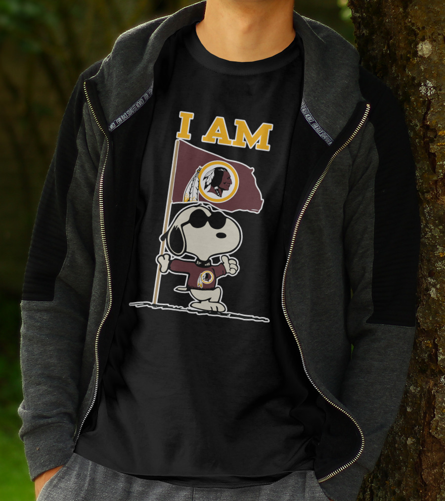 I Am Washington Redskins Snoopy T-Shirt