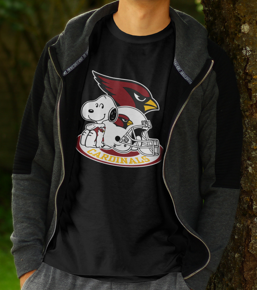 Arizona Cardinals Snoopy Football Team Helmet Icon 2 T-Shirt