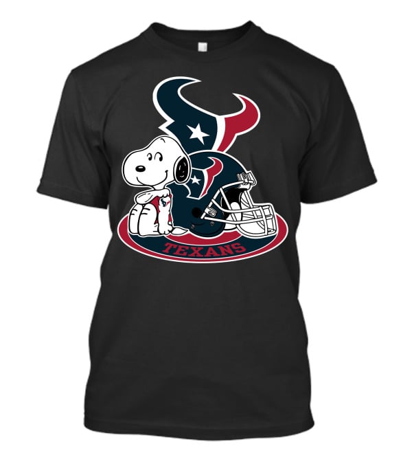 Houston Texans Snoopy Helmet T-Shirt