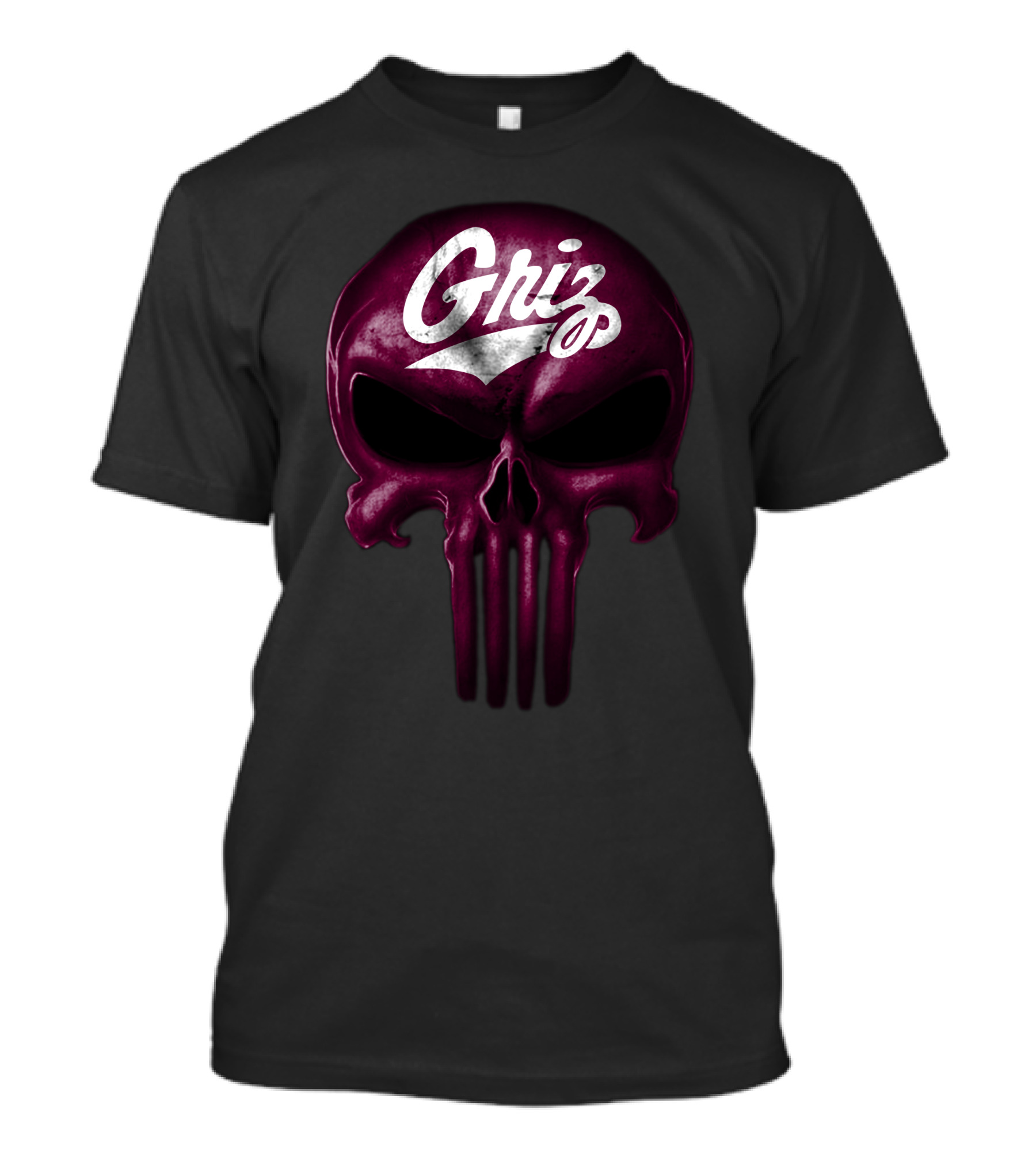 Griz Skull Montana Grizzlies T-Shirt