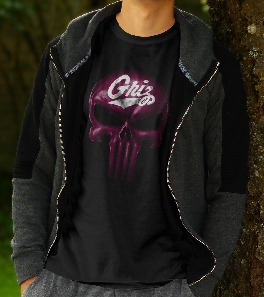 Griz Skull Montana Grizzlies T-Shirt