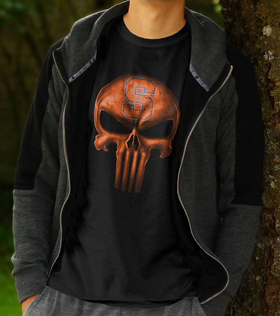 Syracuse Orange Skull Logo S T-Shirt