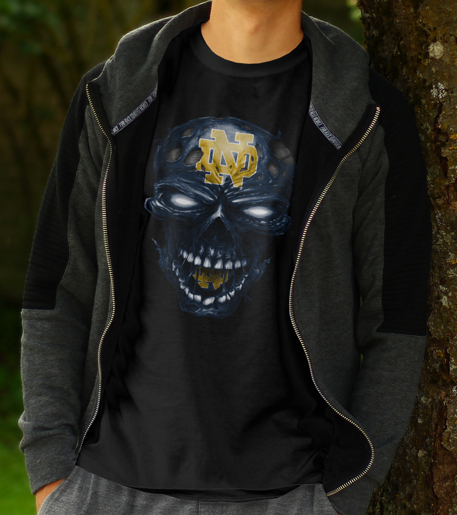 Notre Dame Fighting Irish Nd Skull T-Shirt