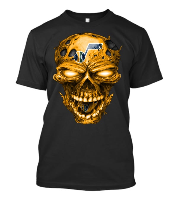 Utah Jazz Skull Logo T-Shirt