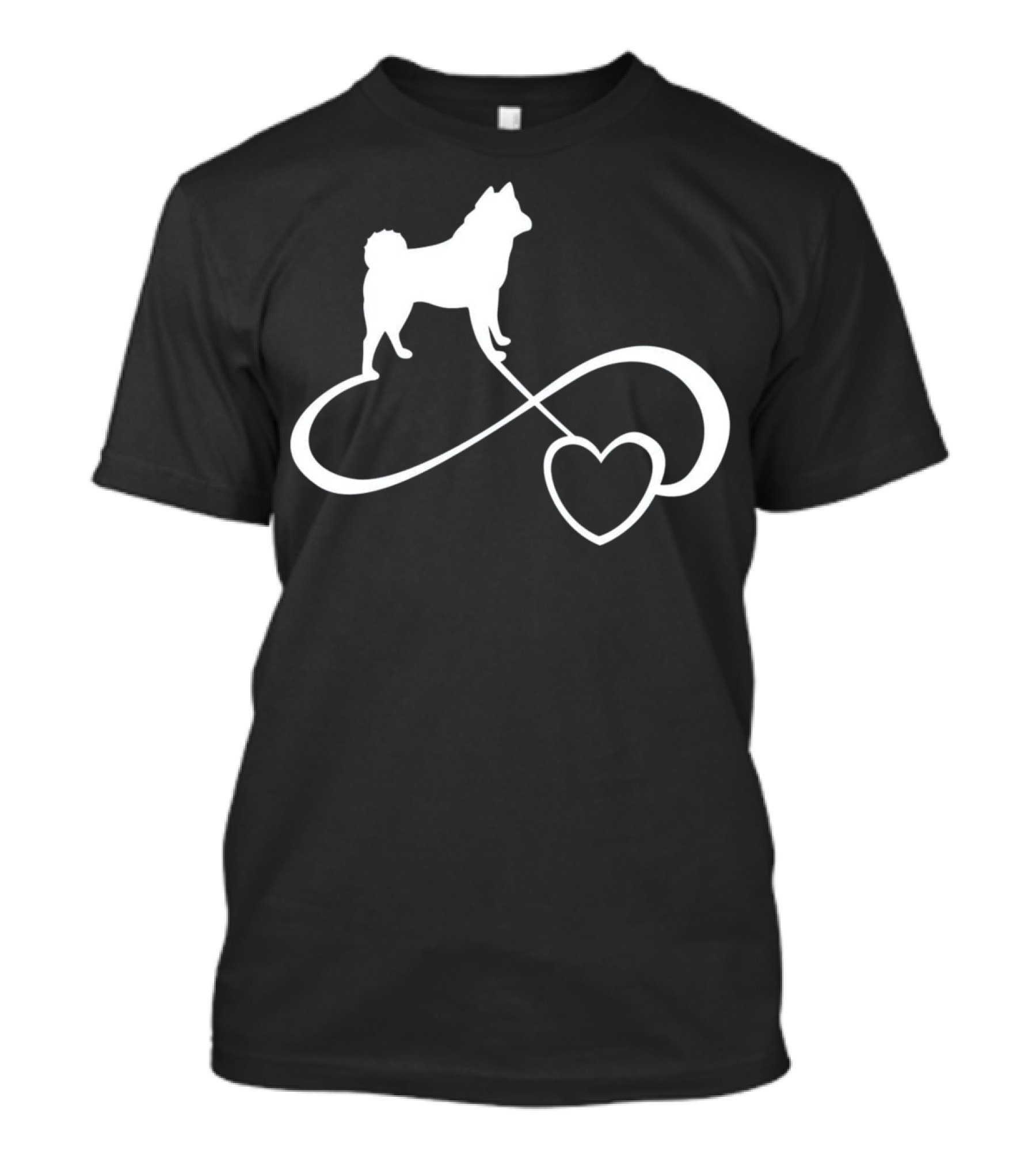 Akita Dog Lover Infinite Heart Breed Endless Love T-Shirt