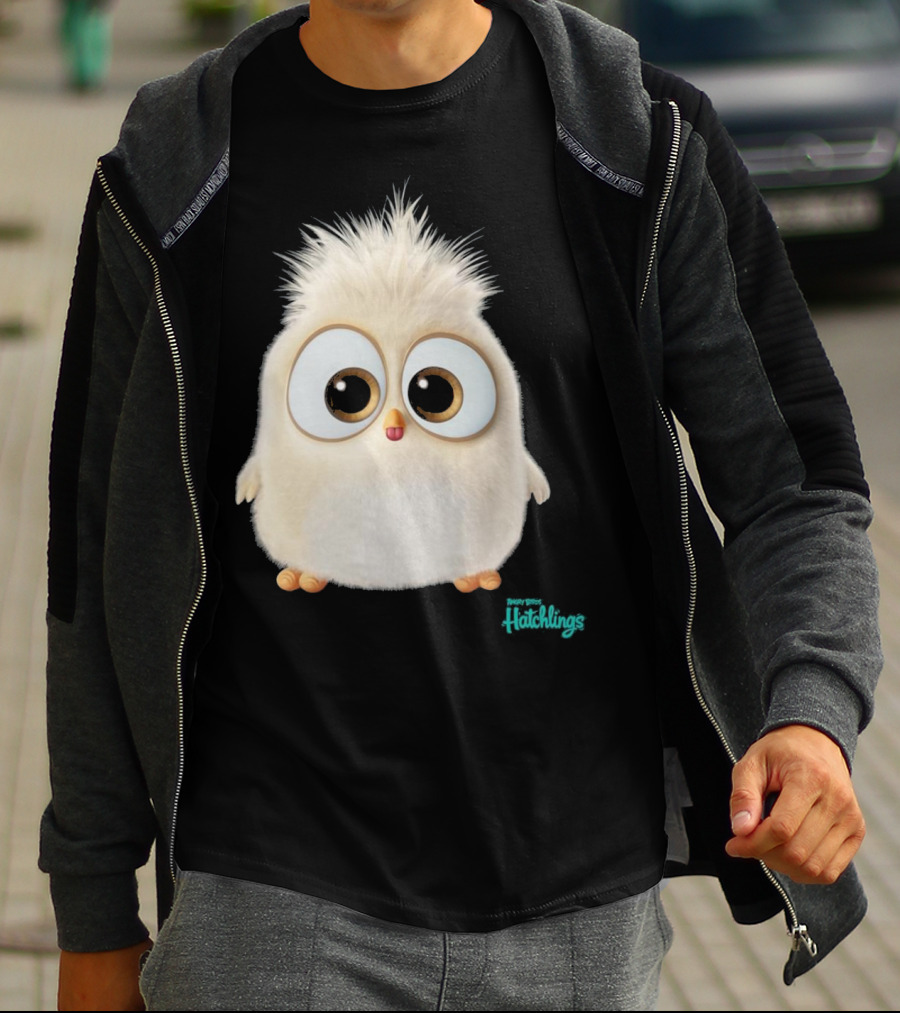 Angry Birds Hatchlings Cute Fuzzy Character T-Shirt