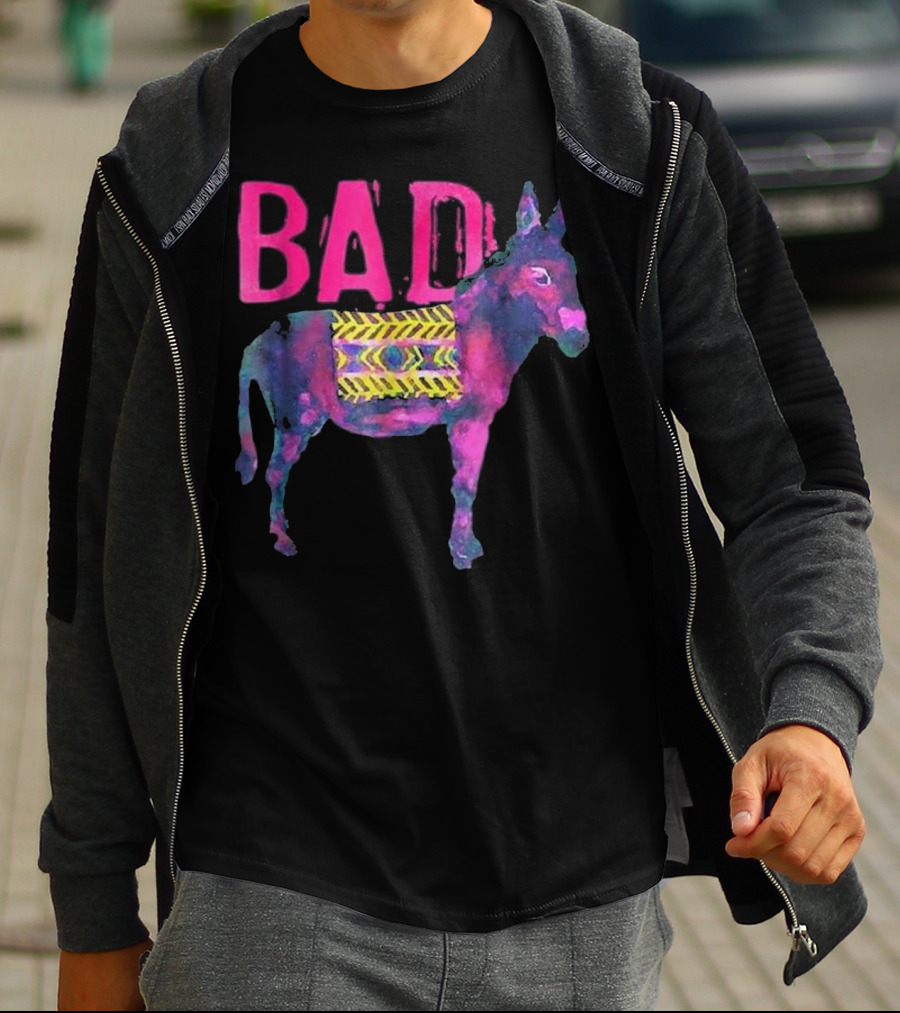 BAD Donkey Neon Abstract T-Shirt