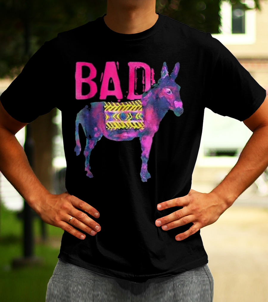 BAD Donkey Neon Abstract T-Shirt
