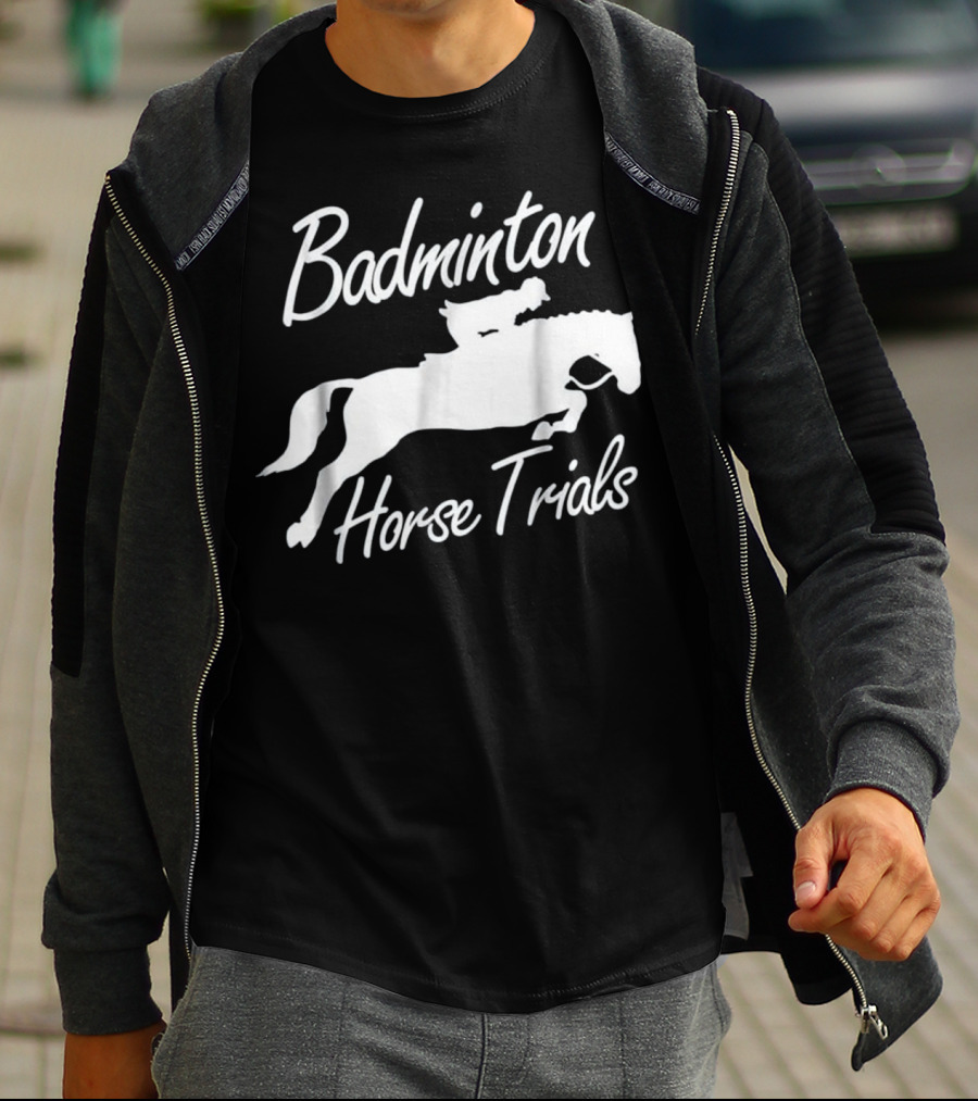 Badminton Horse Trials Sport Lover Horse Jumping Event T-Shirt