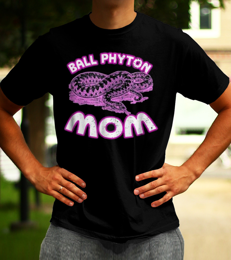 Ball Phyton Mom Snake T-Shirt