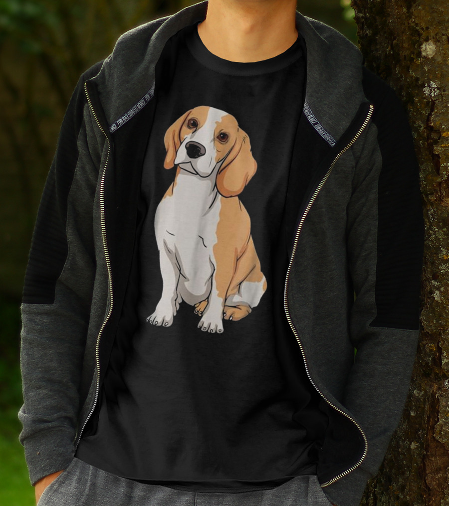 Beagle Funny For Cute Dog Lovers Cartoon T-Shirt