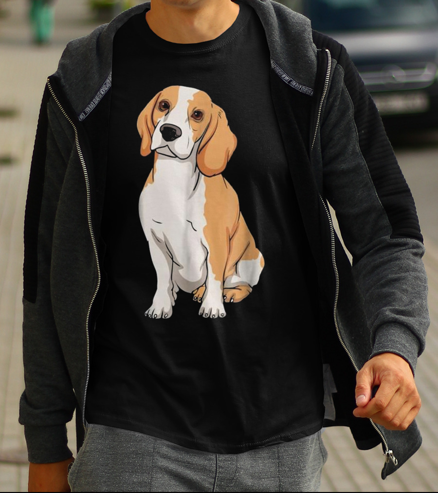 Beagle Funny For Cute Dog Lovers Cartoon T-Shirt