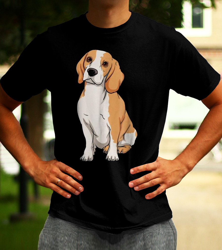 Beagle Funny For Cute Dog Lovers Cartoon T-Shirt
