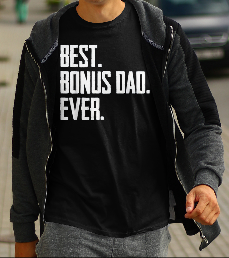 Best Bonus Dad Ever Funny Electrician T-Shirt