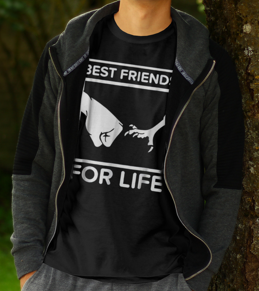 Best Friends For Life Bird Fist Bump T-Shirt