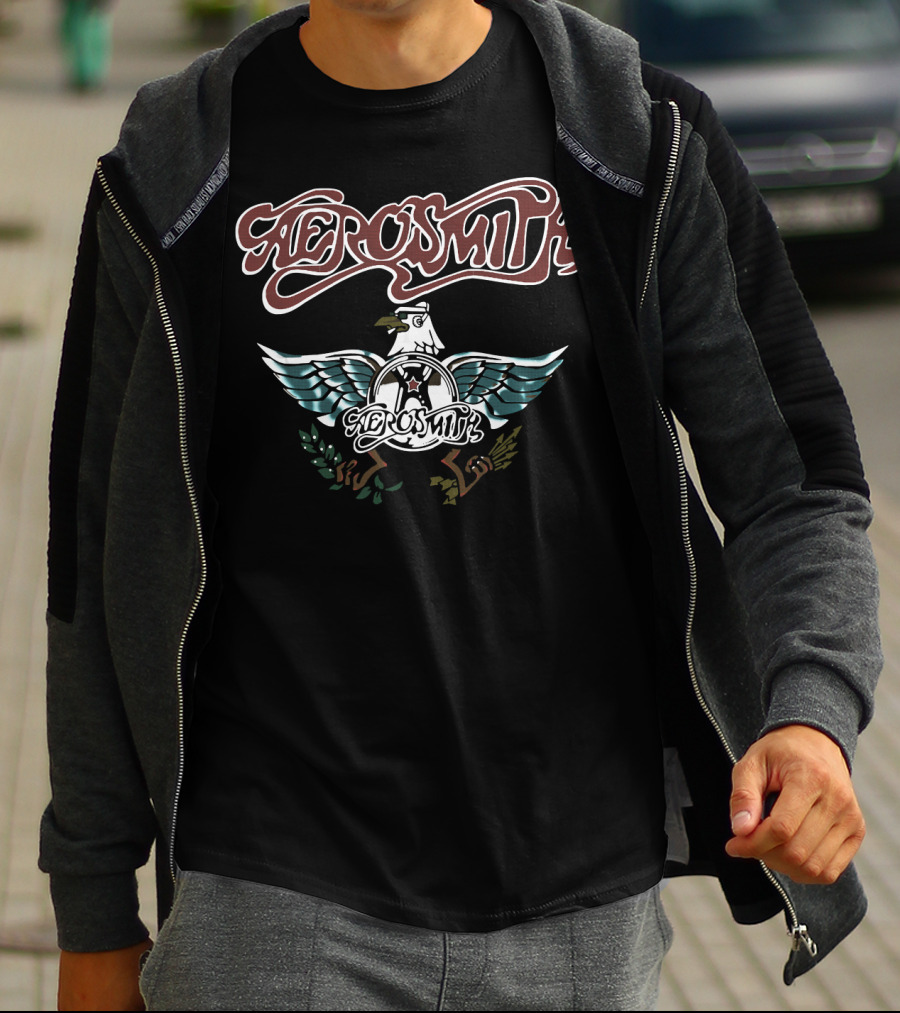 Aerosmith Winged Eagle Emblem T-Shirt