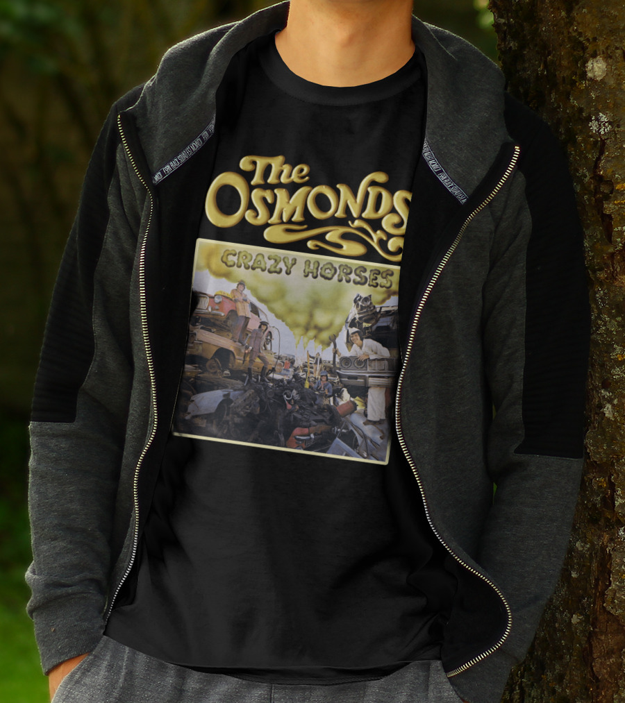 The Osmonds Crazy Horses Album Cover T-Shirt