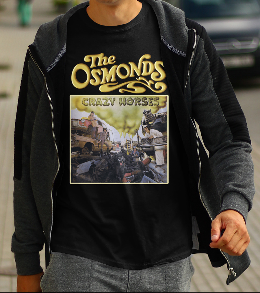 The Osmonds Crazy Horses Album Cover T-Shirt