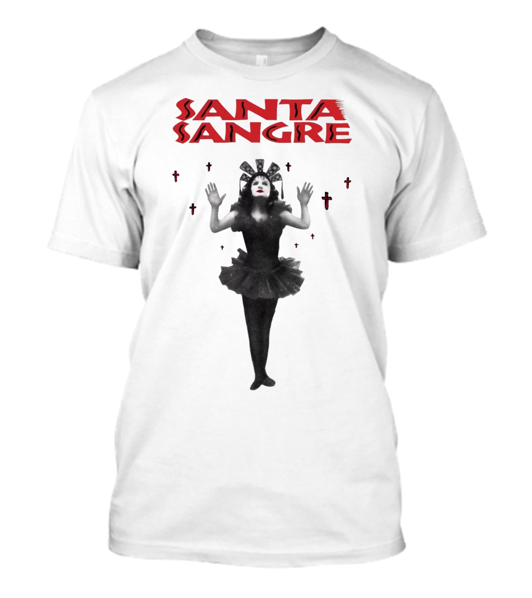 Santa Sangre Gothic Performance With Crosses T-Shirt