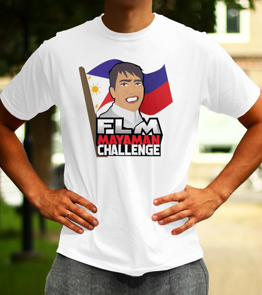FLM Mayaman Challenge With Philippine Flag T-Shirt