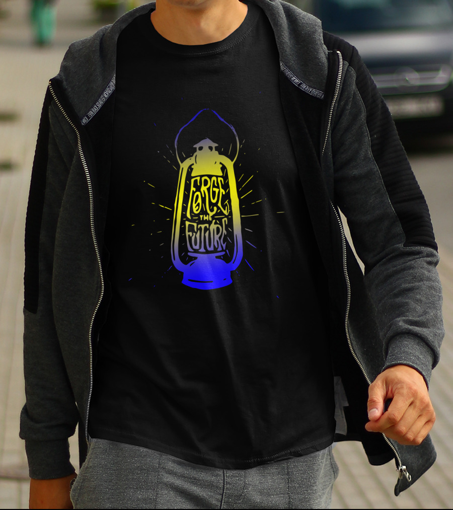 Forge The Future Lantern Stoicism Live Today T-Shirt