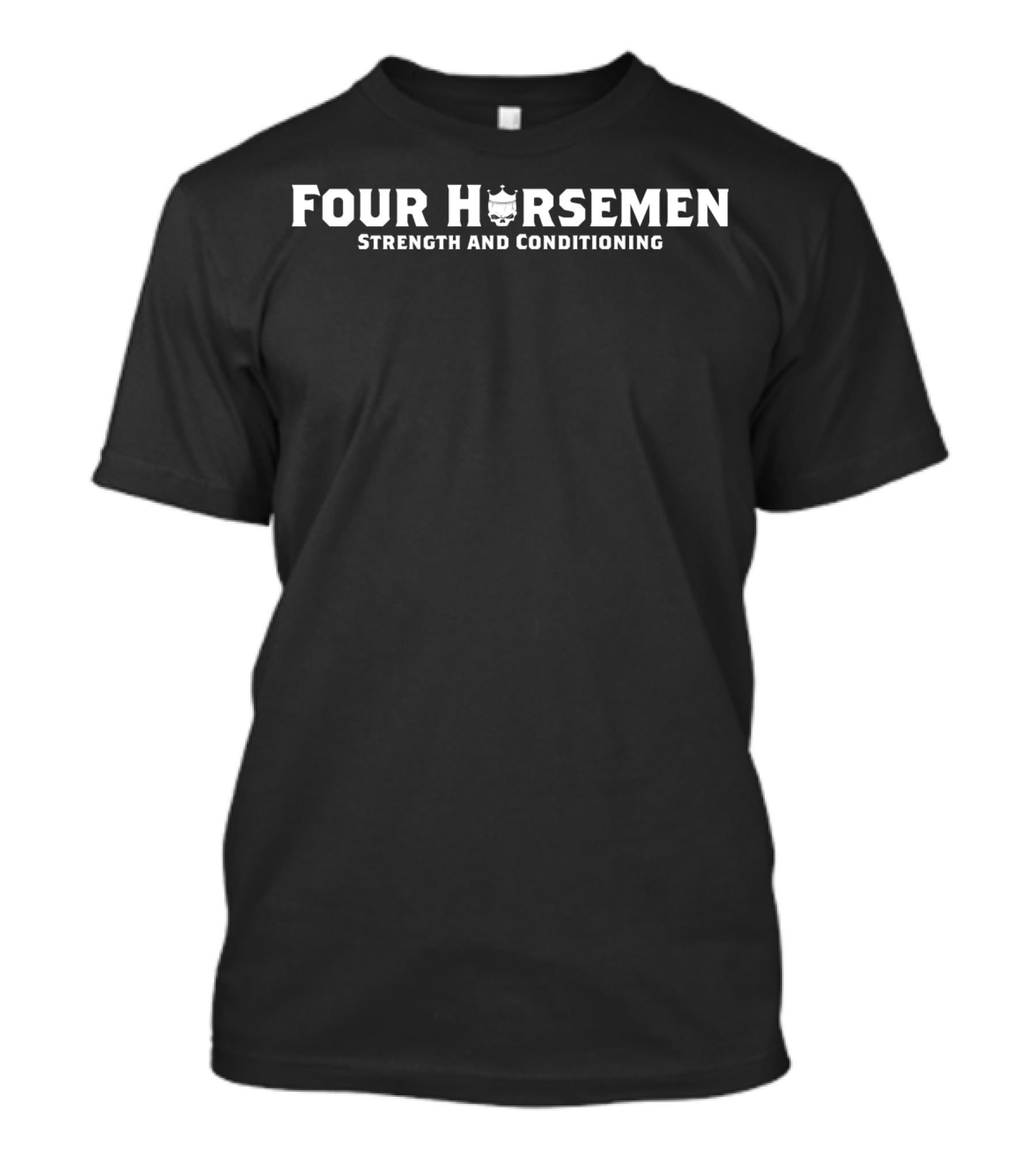 Four Horsemen Strength And Conditioning Fitness Skull T-Shirt