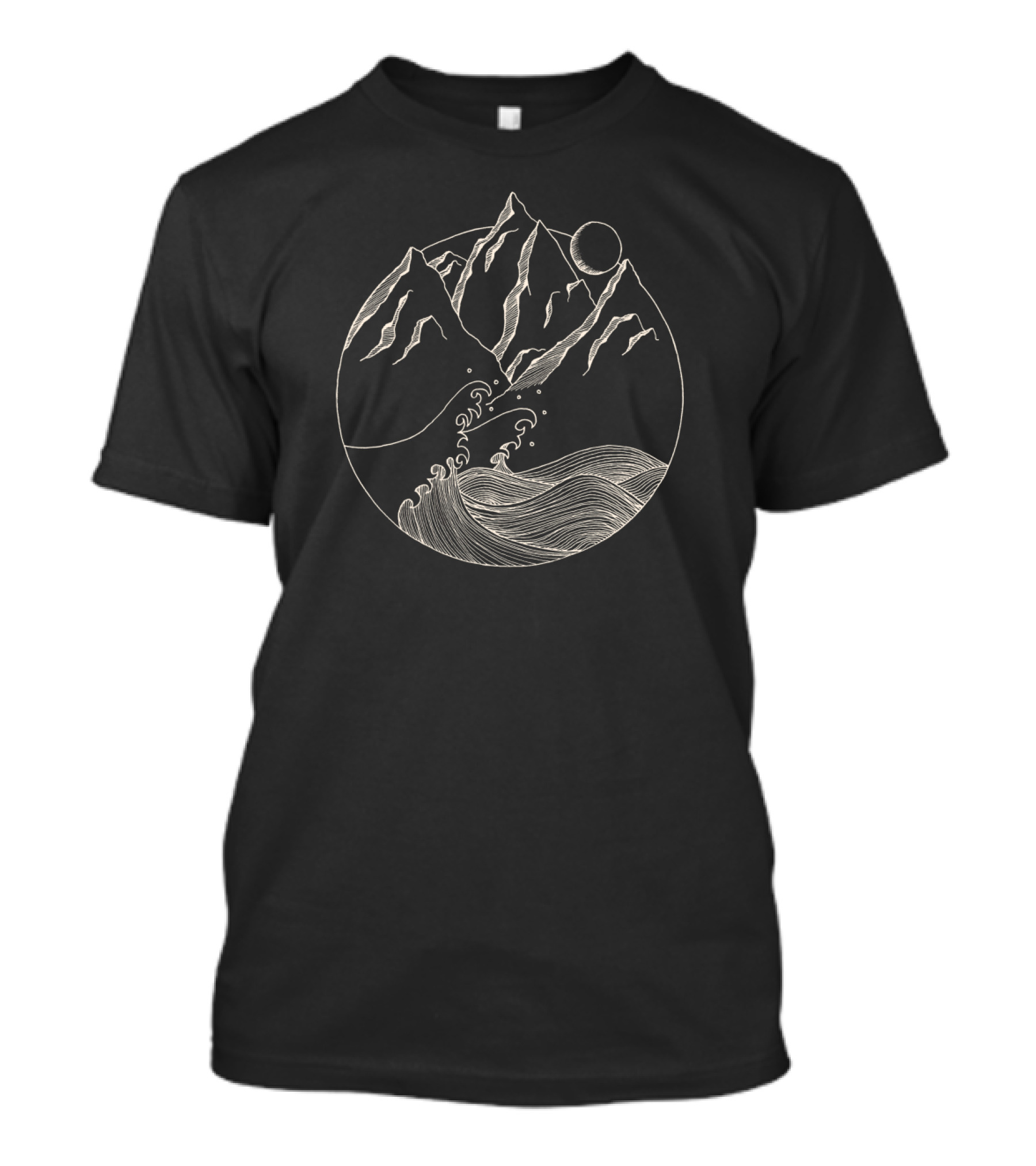 From The Oceans To The Mountains Wave And Peak Harmony T-Shirt