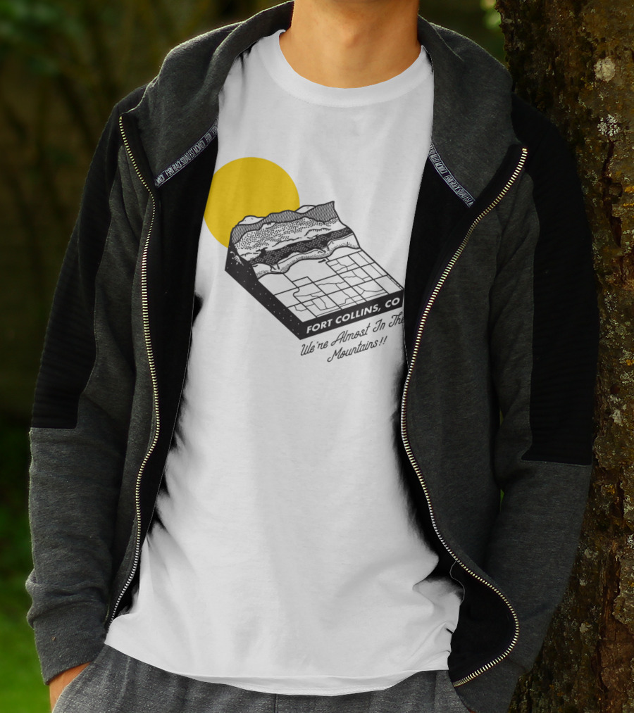 Almost There Yellow Sun Over Mountain T-Shirt