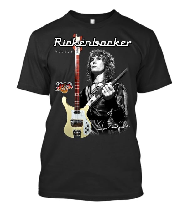 Rickenbacker 4001/8 Yes Chris Squire Signature T-Shirt