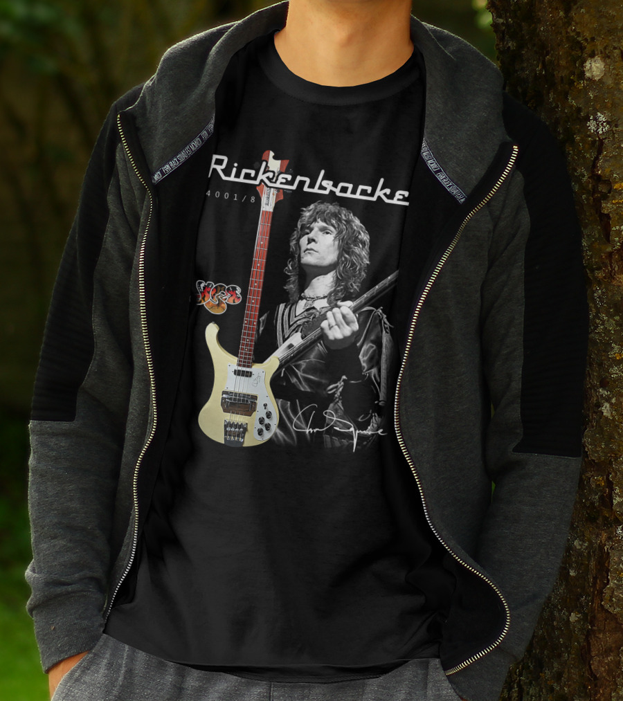 Rickenbacker 4001/8 Yes Chris Squire Signature T-Shirt